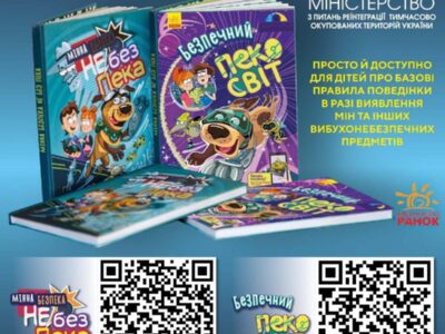 Дитячу книгу-комікс від Мінреінтеграції «Мінна безпека не без ПЕКа» щоденно завантажують близько 20 тисяч разів