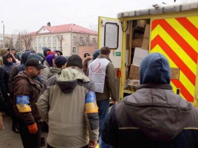 The Ministry of Reintegration together with partners delivered humanitarian aid to the liberated villages of Ivankyv and Sukachy