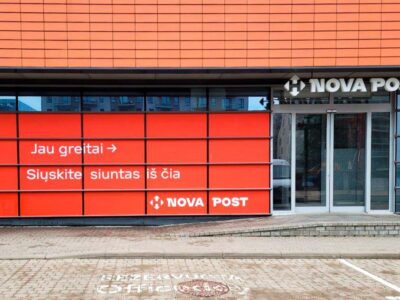 Nova Poshta opens its first branch in Lithuania