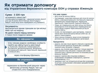 Допомога від міжнародних організацій: хто може отримати