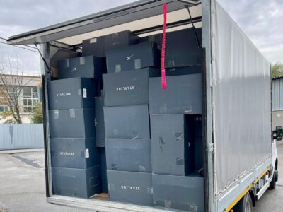 На Харківщину прибули 150 комплектів Starlink