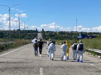 Ukraina daa 45 öldürilgen askerniñ bedenini qaytardı
