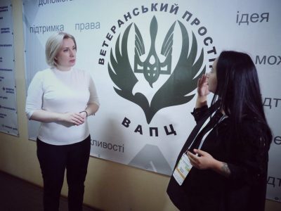 Iryna Vereshchuk visited the Veterans’ Space in Vinnytsia