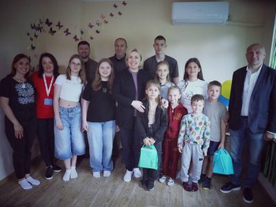 Iryna Vereshchuk visited the center for displaced people in Cherkasy