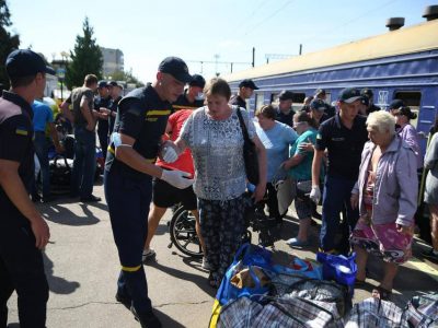 Another evacuation train from Donetsk arrived in Rivne